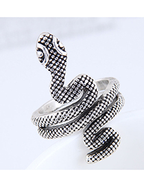 Fashion Silver Snake Ring

