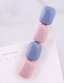 Fashion Blue + Pink Candy Color Hair Clip