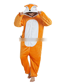 Fashion Orange Fox Shape Decorated Jumpsuit(for Child)