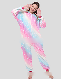 Fashion Multi-color Stripe Pattern Decorated Jumpsuit(for Adult)