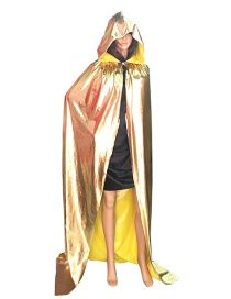 Fashion Gold Color Pure Color Decorated Cosplay Costume(s)