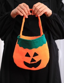 Fashion Orange Pumpkin Shape Design Cosplay Bag