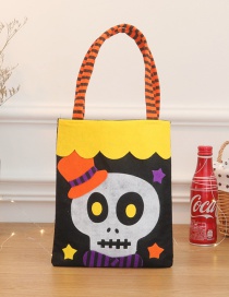 Fashion Multi-color Skull Pattern Decorated Cosplay Bag