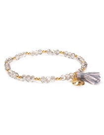 Fashion Transparent Tassel Decorated Bracelet