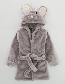 Fashion Gray Mouse Shape Decorated Pajamas