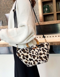 Fashion Beige Leopard Pattern Decorated Bag