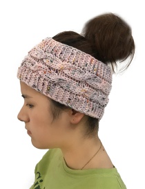 Fashion Pink Color Matching Decorated Hat