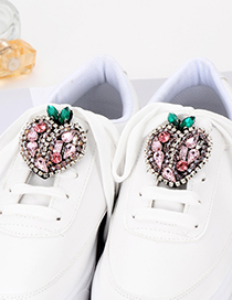 Fashion Multi-color Heart Shape Decorated Shoes Accessories