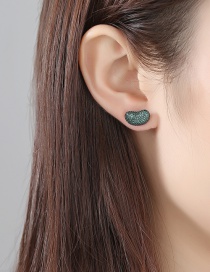Fashion Gun Black Pure Color Decorated Earrings