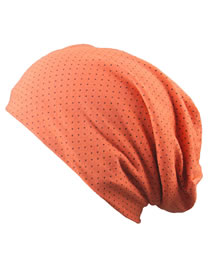 Fashion Orange Dots Pattern Decorated Hat