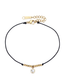 Fashion Black Diamond Decorated Bracelet