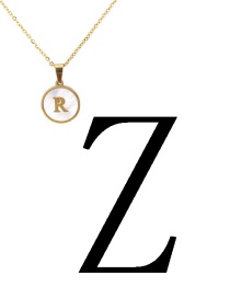 Fashion Gold Color Letter Z Shape Decorated Necklace