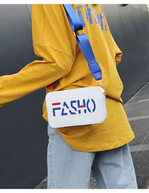 Fashion White Letter Pattern Design Leisure Shoulder Bag