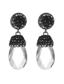Fashion Transparent Geometric Shape Decorated Earrings