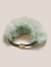 Fashion Green Pure Color Decorated Hairband