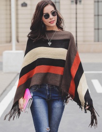 Fashion Green Stripe Pattern Design Simple Sweater