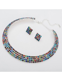 Fashion Multi-color Color Matching Design Jewelry Sets