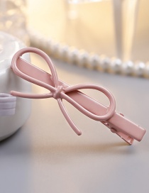 Lovely Light Pink Bowknot Shape Design Child Hairpin