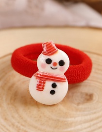 Lovely White Christmas Snowman Decorated Hair Band(1pc)