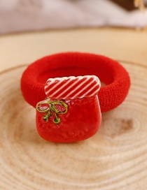 Lovely Red Christmas Socks Decorated Hair Band(1pc)