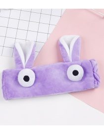 Fashion Purple Rabbit Shape Decorated Hairband