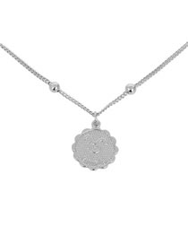 Fashion Silver Color Pure Color Decorated Taurus Necklace