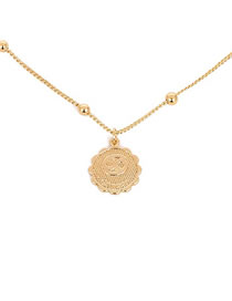 Fashion Gold Color Pure Color Decorated Cancer Necklace