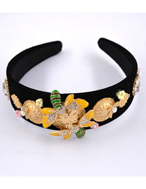 Fashion Black Bee Shape Decorated Headband
