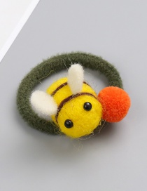 Fashion Yellow Bee Shape Decorated Hair Rope