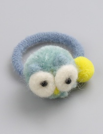 Fashion Blue Owl Shape Decorated Hair Rope