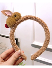 Fashion Brown Rabbit Shape Decorated Headband