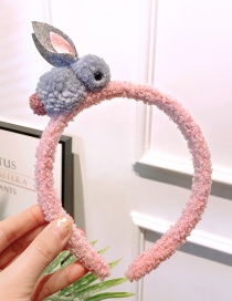 Fashion Pink Rabbit Shape Decorated Headband