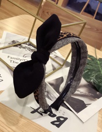 Fashion Black Bowknot Decorated Simple Hair Hoop