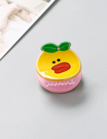 Fashion Yellow Duck Pattern Decorated Hair Clip