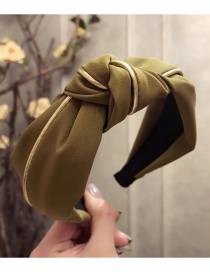 Elegant Olive Knot Shape Design Pure Color Hair Hoop