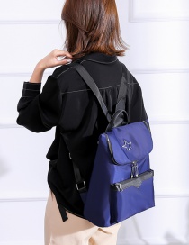 Fashion Blue Large-capacity Backpack Bag