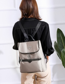 Fashion Khaki Large-capacity Backpack Bag