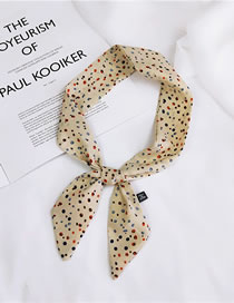 Fashion Beige Dots Pattern Decorated Hair Band