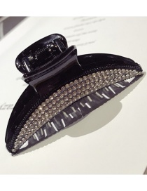 Fashion Black Diamond Decorated Hair Claw