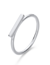 Fashion Silver  Silver Geometric Ring