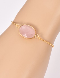Fashion Gold Copper Resin Bracelet