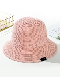 Fashion Pink Solid Color Knit Cap