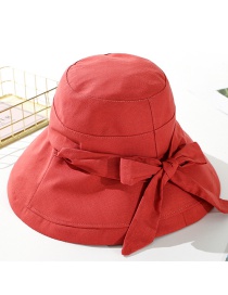 Fashion Red Dual-use Big Tethered Rope Butterfly Cap