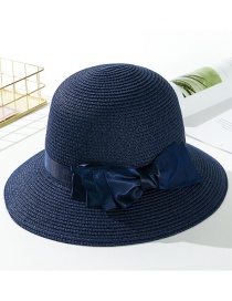 Fashion Navy Big Bow Tie Hat