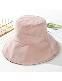 Fashion Pink Peach Velvet Solid Color Cloth Hat