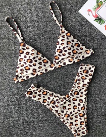Fashion Leopard Split Swimsuit Printed Bikini