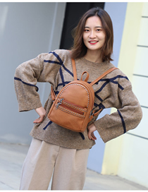 Fashion Light Brown Soft Shoulder Bag