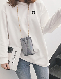 Fashion Silver Chain Shoulder Messenger Bag