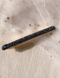 Fashion Navy Blue Broken Drill Duckbill Hair Hair Clip