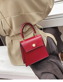 Fashion Red Shoulder Messenger Bag